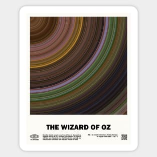 minimal_Wizard of Oz Circular Movie Sticker